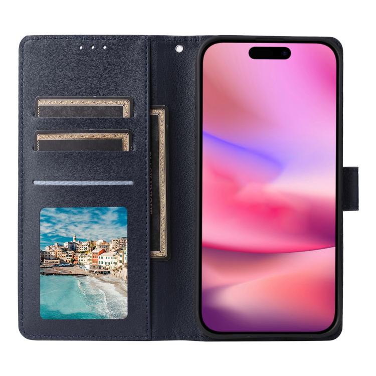 For iPhone 17 3-Card Slots Multifunctional Leather Phone Case