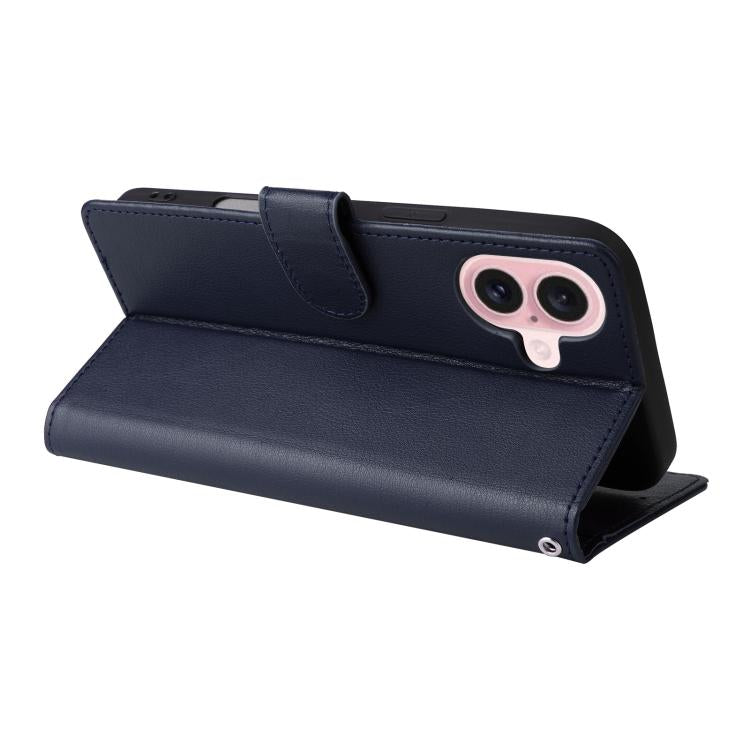 For iPhone 17 3-Card Slots Multifunctional Leather Phone Case