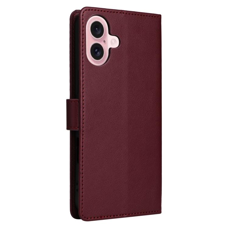 For iPhone 17 3-Card Slots Multifunctional Leather Phone Case