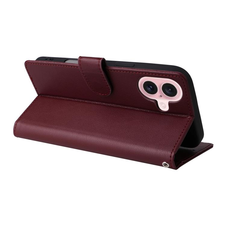 For iPhone 17 3-Card Slots Multifunctional Leather Phone Case