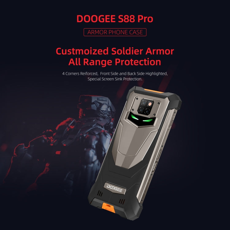 For Doogee S88 Pro / S88 Plus Armor PC+TPU Protective Case