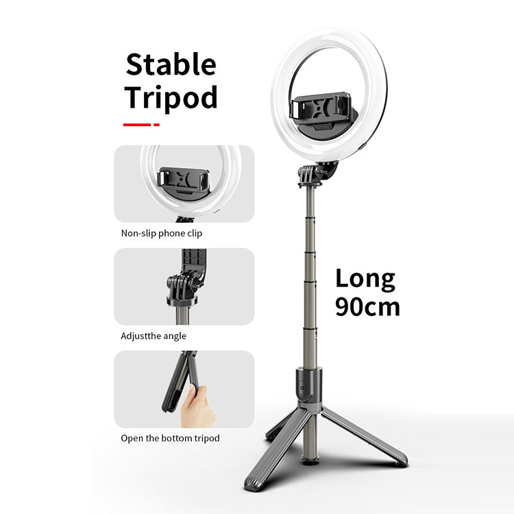 L07 LED 5-inch Fill Light + Selfie Stick with Holder