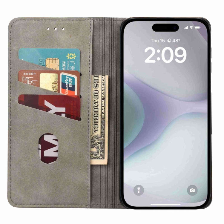 For iPhone 16 Plus Skin Feel Splicing Leather Phone Case