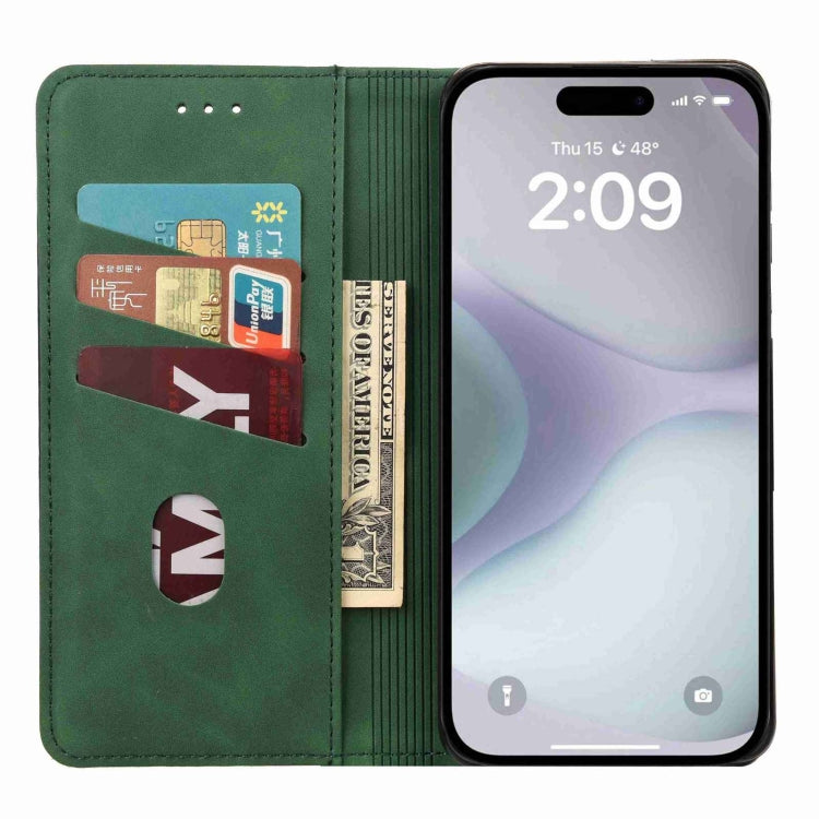 For iPhone 16 Plus Skin Feel Splicing Leather Phone Case