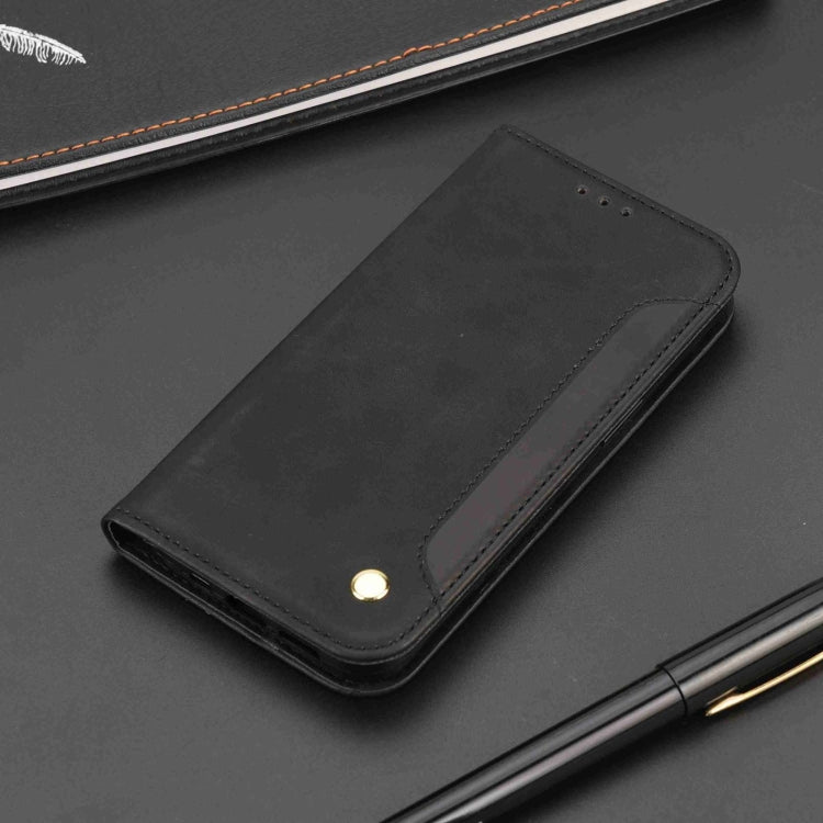 For iPhone 16 Plus Skin Feel Splicing Leather Phone Case