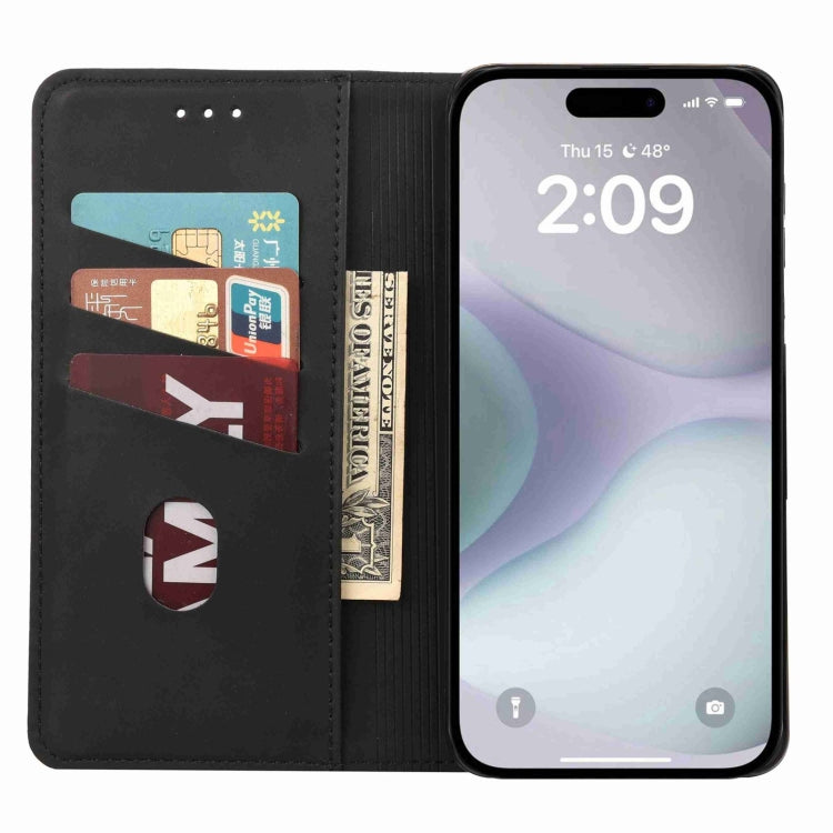 For iPhone 16 Plus Skin Feel Splicing Leather Phone Case