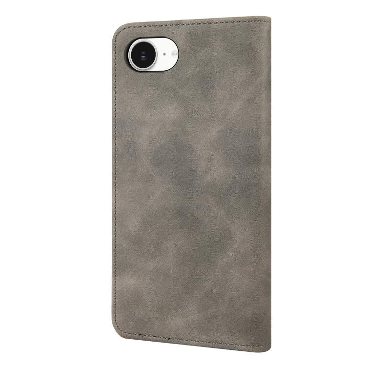 For iPhone 17e / 16e Skin Feel Splicing Leather Phone Case