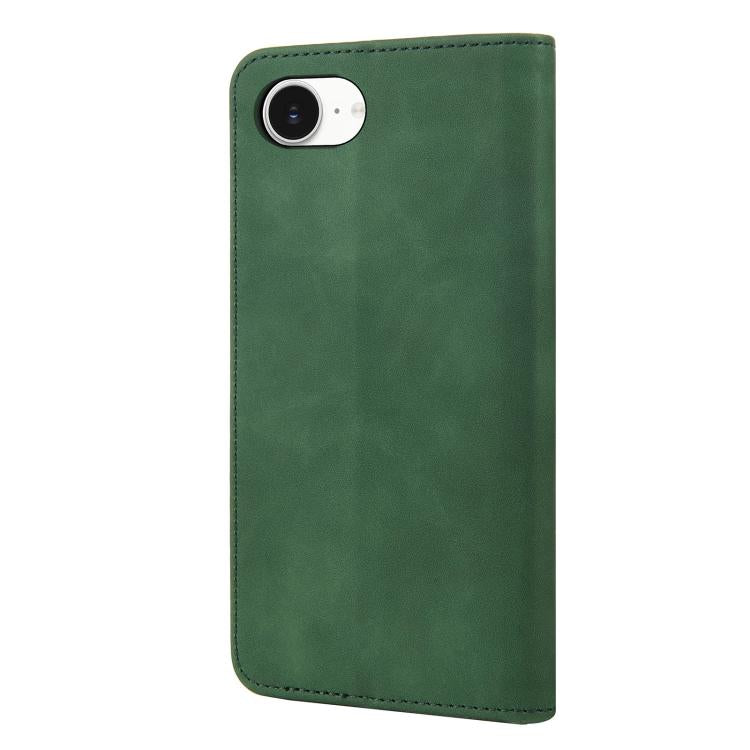 For iPhone 17e / 16e Skin Feel Splicing Leather Phone Case