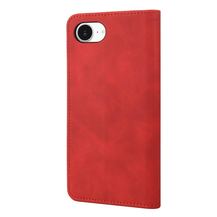 For iPhone 17e / 16e Skin Feel Splicing Leather Phone Case