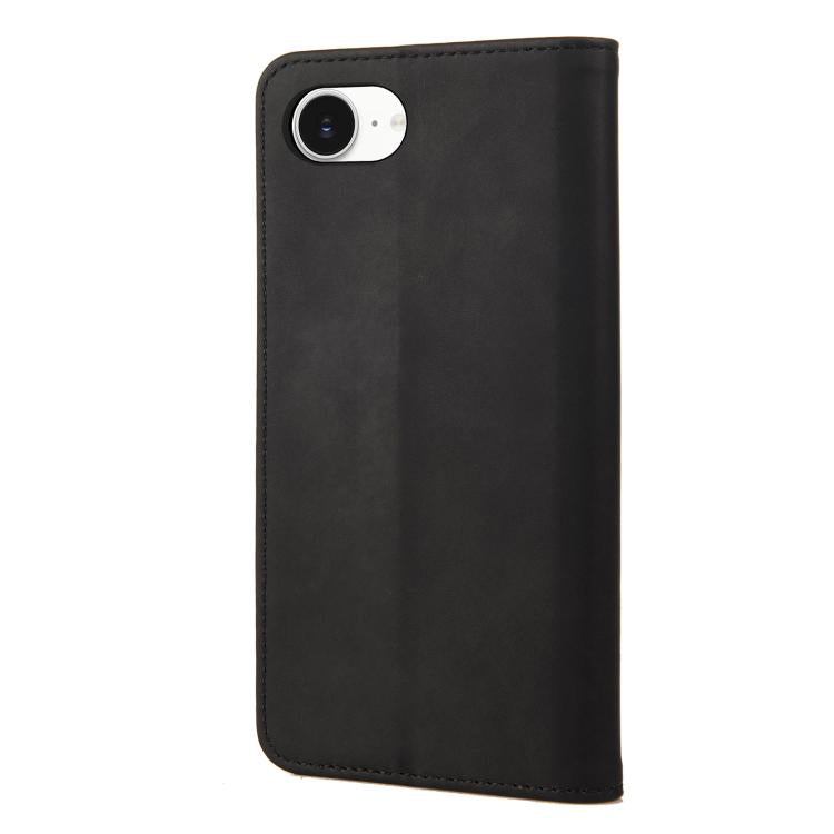 For iPhone 17e / 16e Skin Feel Splicing Leather Phone Case