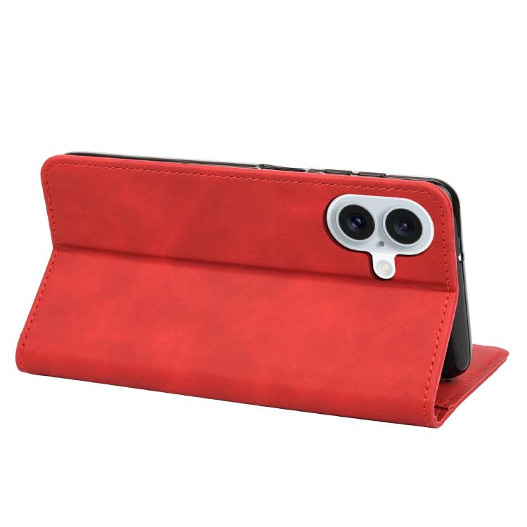 For iPhone 17 Skin Feel Splicing Leather Phone Case