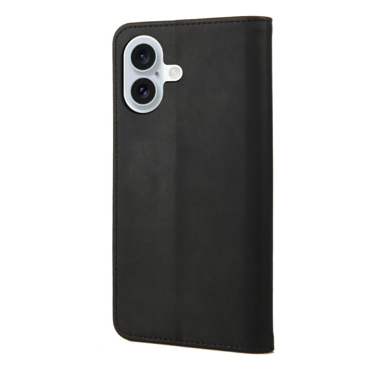 For iPhone 17 Skin Feel Splicing Leather Phone Case