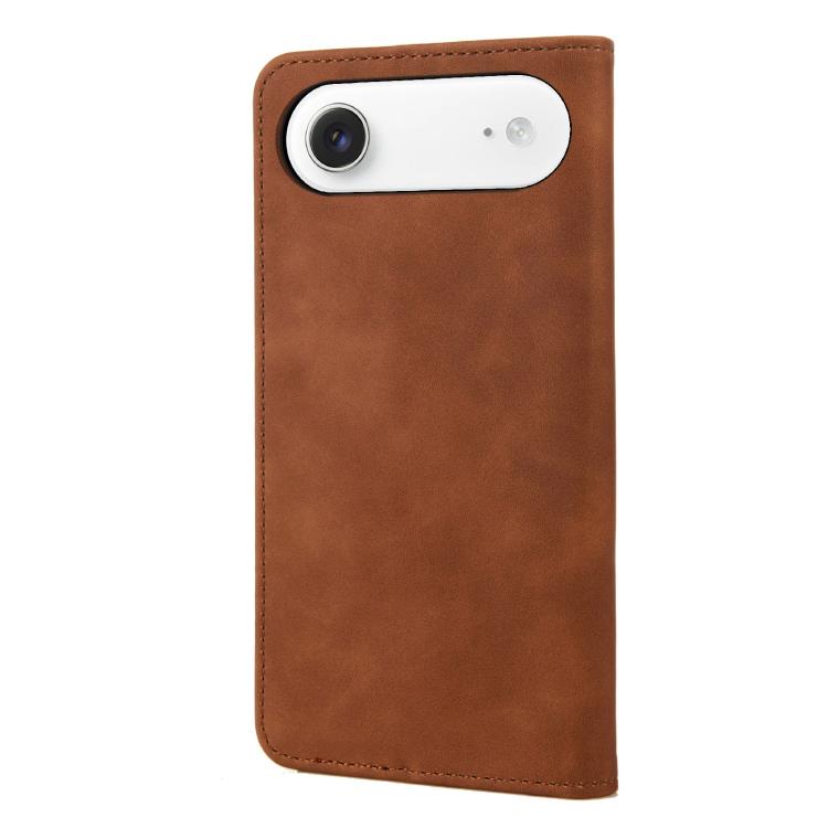 For iPhone Air Skin Feel Splicing Leather Phone Case