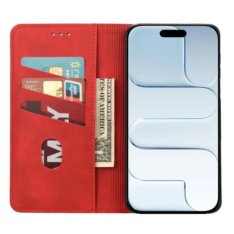 For iPhone Air Skin Feel Splicing Leather Phone Case