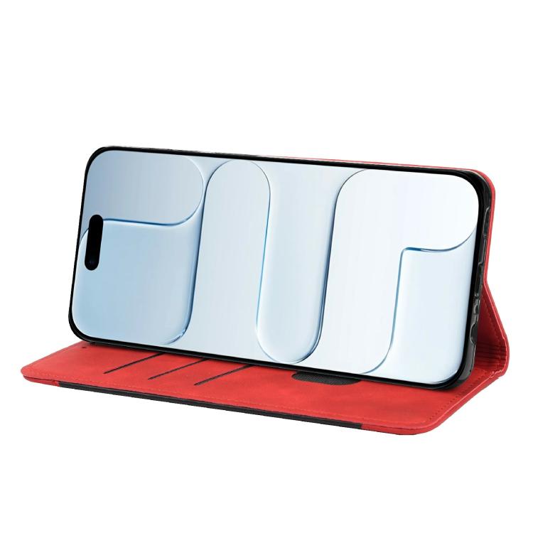 For iPhone Air Skin Feel Splicing Leather Phone Case