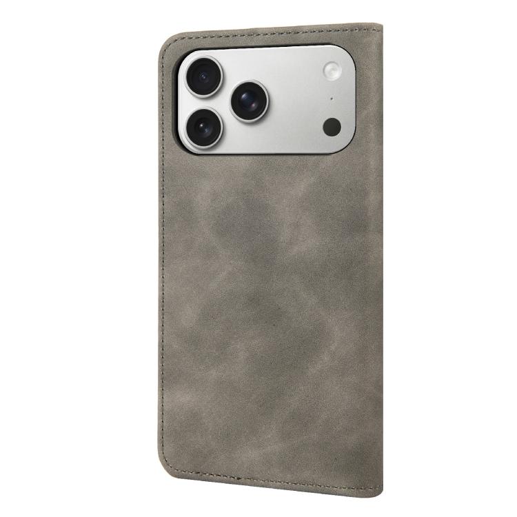 For iPhone 17 Pro Skin Feel Splicing Leather Phone Case