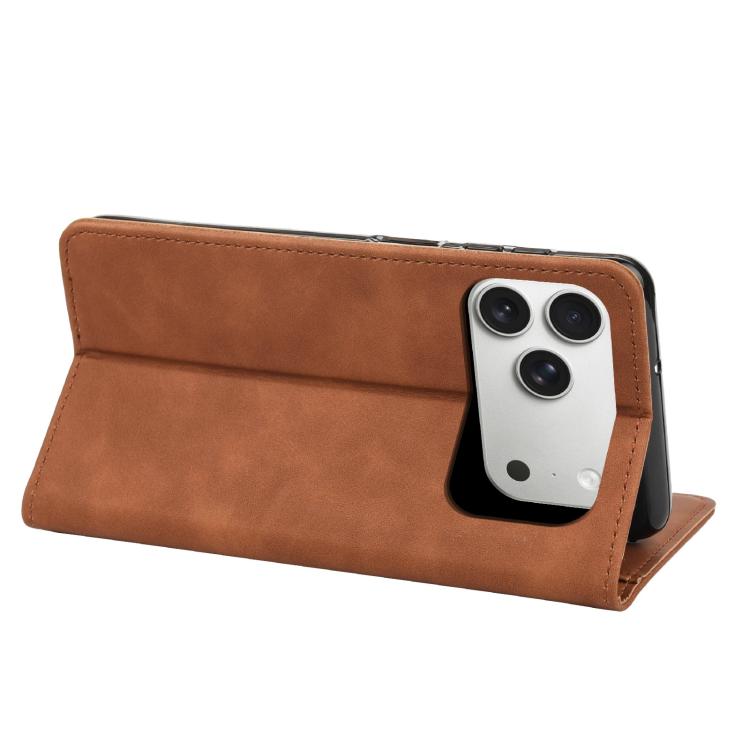 For iPhone 17 Pro Skin Feel Splicing Leather Phone Case