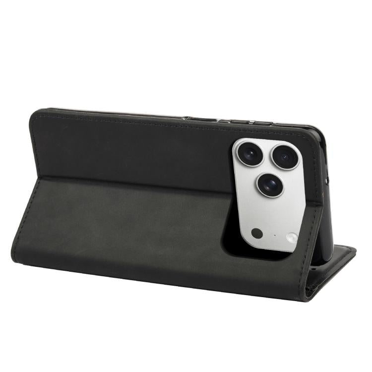 For iPhone 17 Pro Skin Feel Splicing Leather Phone Case
