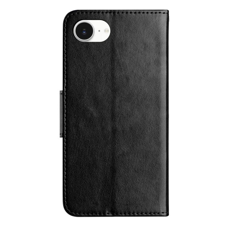 For iPhone 17e / 16e Butterfly Flower Pattern Flip Leather Phone Case