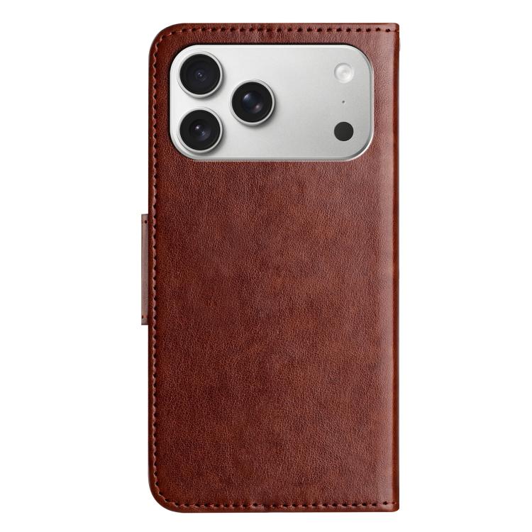 For iPhone 17 Pro Max Butterfly Flower Pattern Flip Leather Phone Case