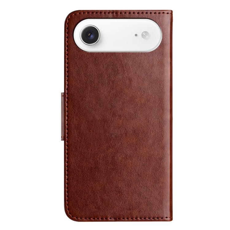 For iPhone Air Butterfly Flower Pattern Flip Leather Phone Case