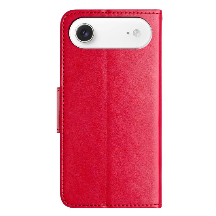 For iPhone Air Butterfly Flower Pattern Flip Leather Phone Case