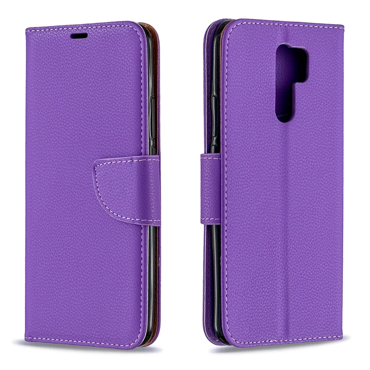 For Xiaomi Mi 9 Litchi Texture Pure Color Horizontal Flip PU Leather Case with Holder & Card Slots & Wallet & Lanyard