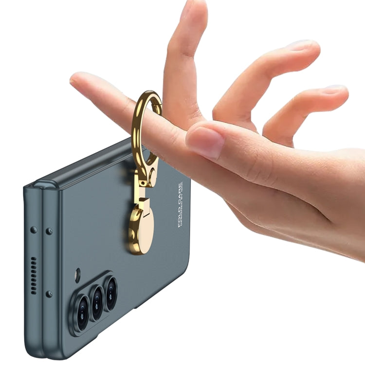 For Samsung Galaxy Z Fold5 GKK Ultra-thin Triaxial Ring Holder PC Phone Case