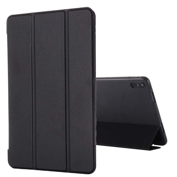 For Huawei Matepad 10.4 GEBEI Shockproof Horizontal Flip Leather Case with Three-folding Holder