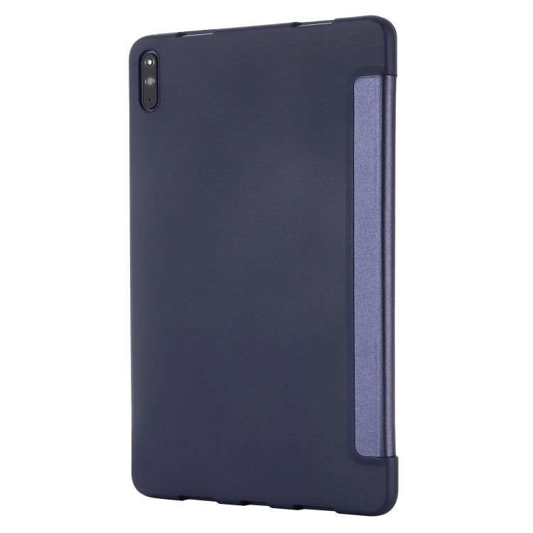 For Huawei Matepad 10.4 GEBEI Shockproof Horizontal Flip Leather Case with Three-folding Holder