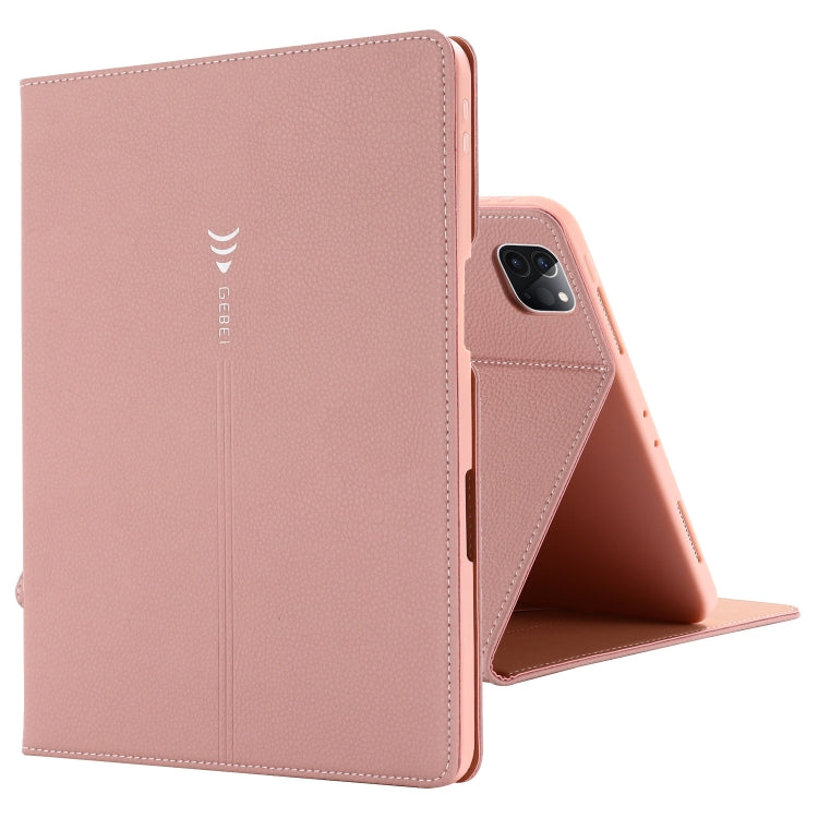 For iPad Pro 11 inch (2020) GEBEI PU+TPU Horizontal Flip Protective Tablet Case with Holder & Card Slots