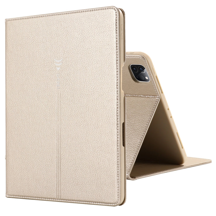 For iPad Pro 11 inch (2020) GEBEI PU+TPU Horizontal Flip Protective Tablet Case with Holder & Card Slots