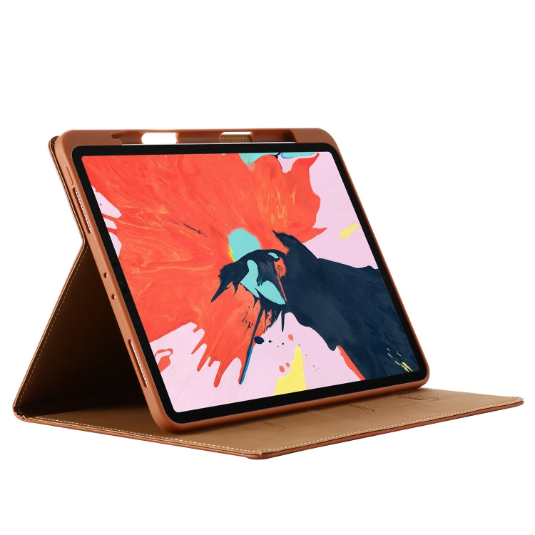 For iPad Pro 11 inch (2020) GEBEI PU+TPU Horizontal Flip Protective Tablet Case with Holder & Card Slots
