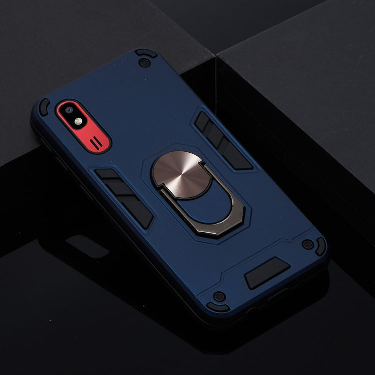 For Samsung Galaxy A2 Core 2 in 1 Armour Series PC + TPU Protective Case with Ring Holder