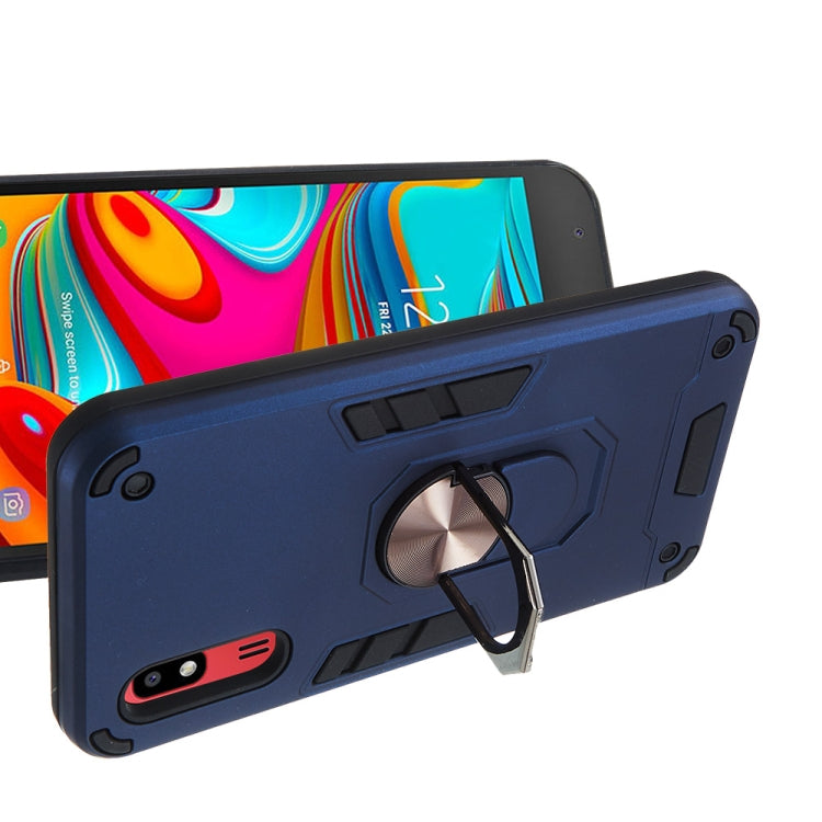 For Samsung Galaxy A2 Core 2 in 1 Armour Series PC + TPU Protective Case with Ring Holder