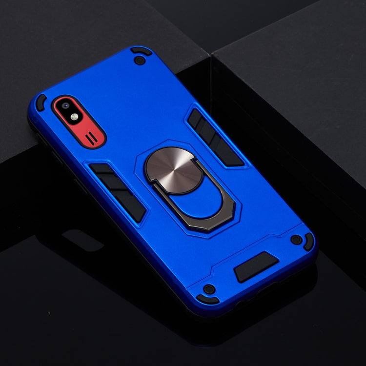 For Samsung Galaxy A2 Core 2 in 1 Armour Series PC + TPU Protective Case with Ring Holder