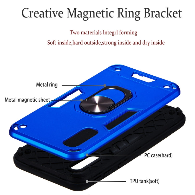 For Samsung Galaxy A2 Core 2 in 1 Armour Series PC + TPU Protective Case with Ring Holder