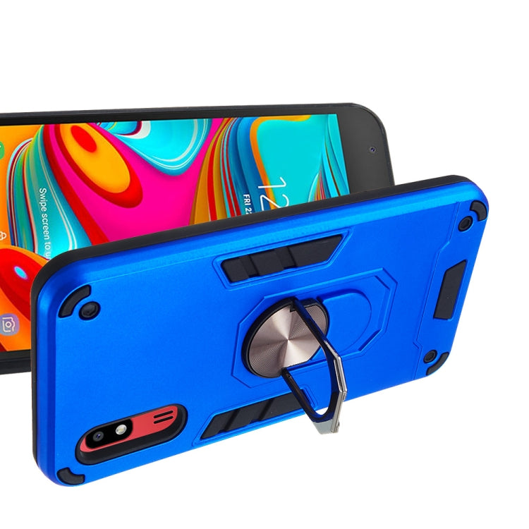 For Samsung Galaxy A2 Core 2 in 1 Armour Series PC + TPU Protective Case with Ring Holder