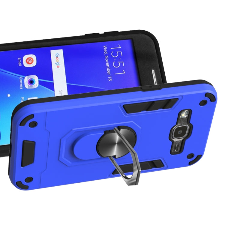 For Samsung Galaxy J2 2 in 1 Armour Series PC + TPU Protective Case with Ring Holder