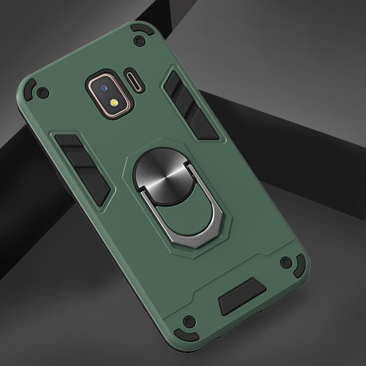 For Samsung Galaxy J2 Core 2 in 1 Armour Series PC + TPU Protective Case with Ring Holder