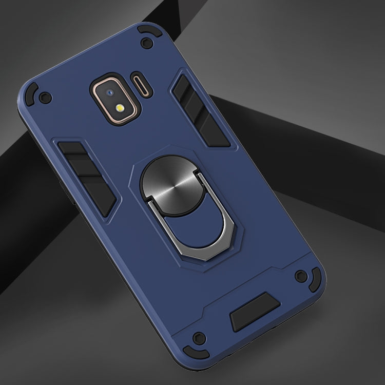 For Samsung Galaxy J2 Core 2 in 1 Armour Series PC + TPU Protective Case with Ring Holder