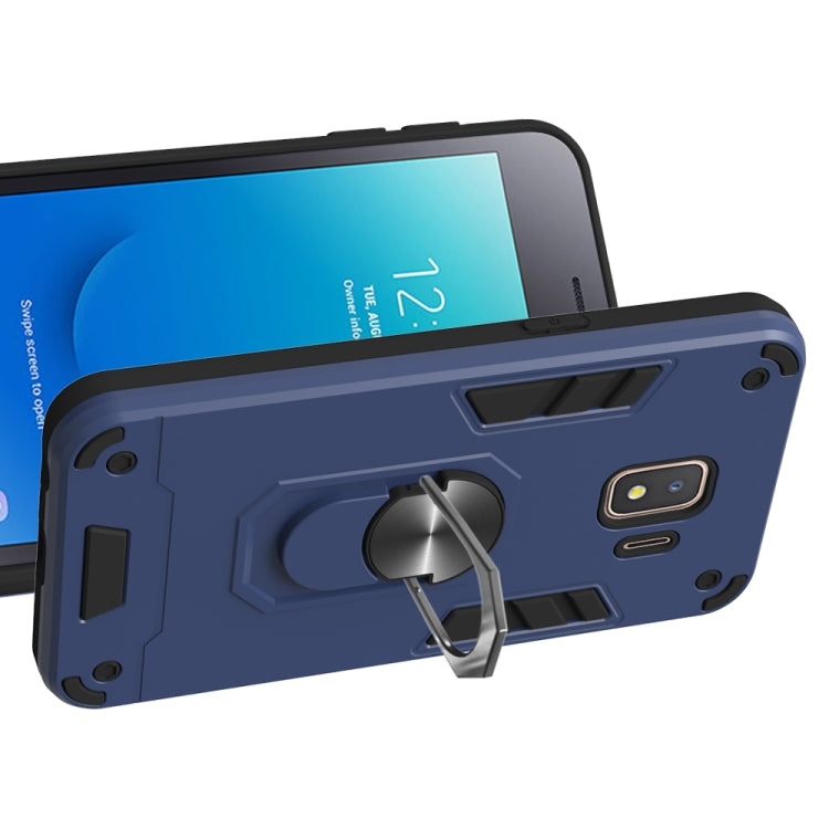 For Samsung Galaxy J2 Core 2 in 1 Armour Series PC + TPU Protective Case with Ring Holder