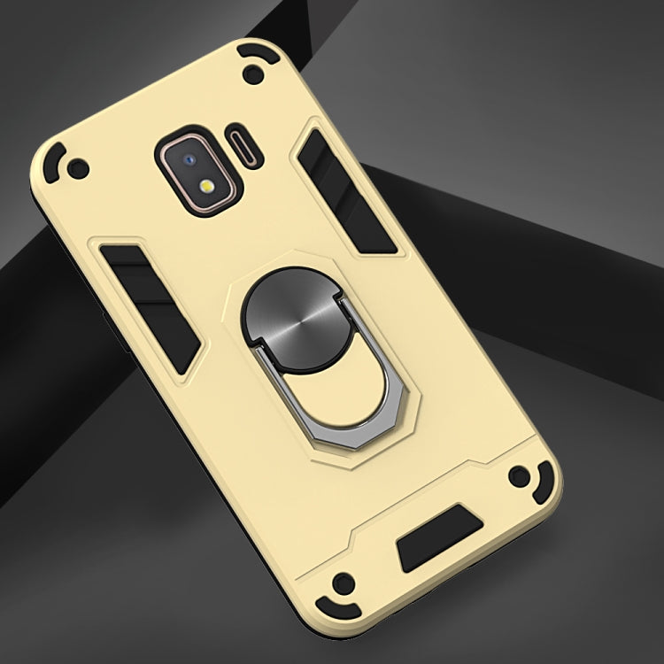 For Samsung Galaxy J2 Core 2 in 1 Armour Series PC + TPU Protective Case with Ring Holder