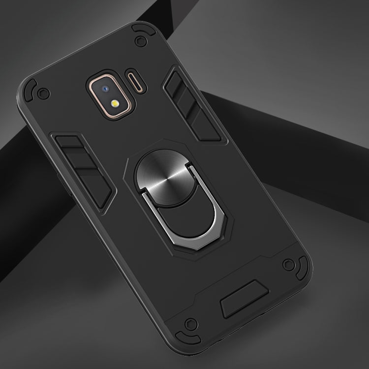 For Samsung Galaxy J2 Core 2 in 1 Armour Series PC + TPU Protective Case with Ring Holder