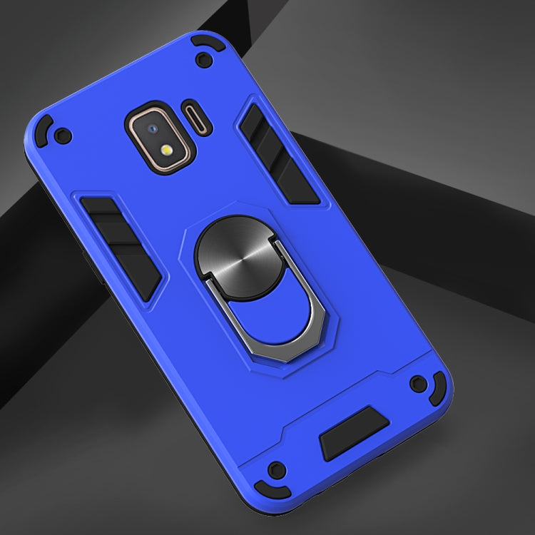 For Samsung Galaxy J2 Core 2 in 1 Armour Series PC + TPU Protective Case with Ring Holder