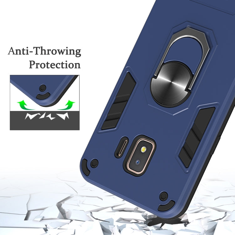 For Samsung Galaxy J2 Core 2 in 1 Armour Series PC + TPU Protective Case with Ring Holder