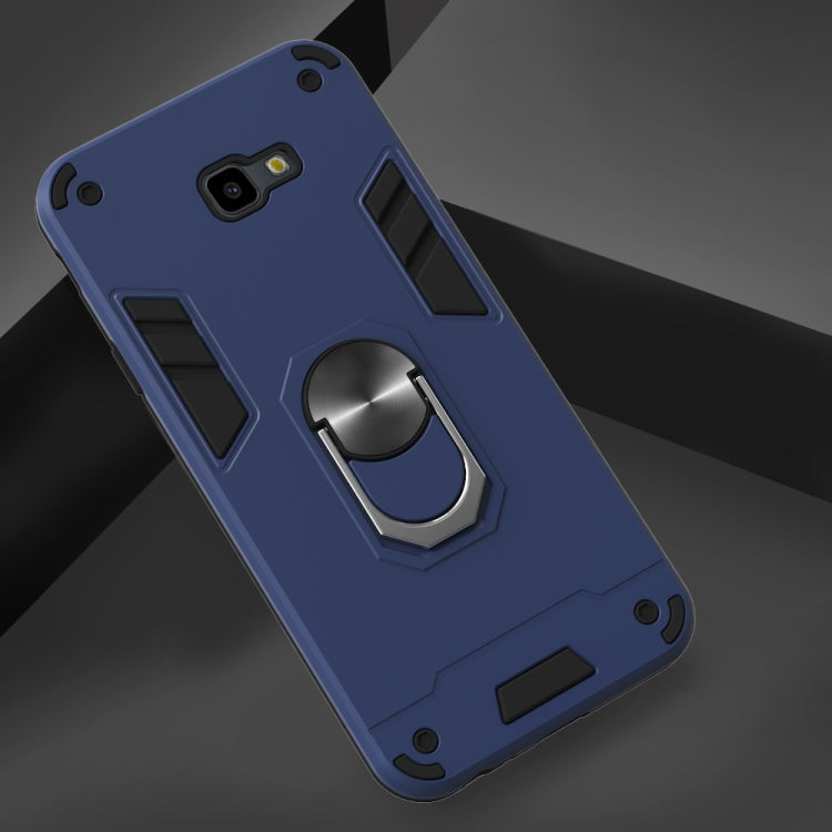 For Samsung Galaxy J4+ 2 in 1 Armour Series PC + TPU Protective Case with Ring Holder