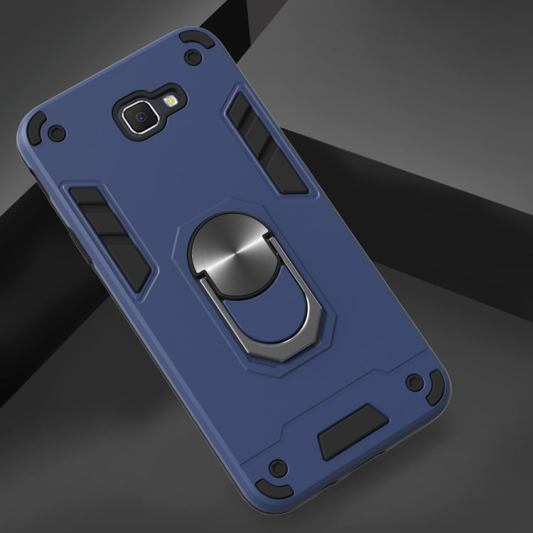 For Samsung Galaxy J5 Prime 2 in 1 Armour Series PC + TPU Protective Case with Ring Holder