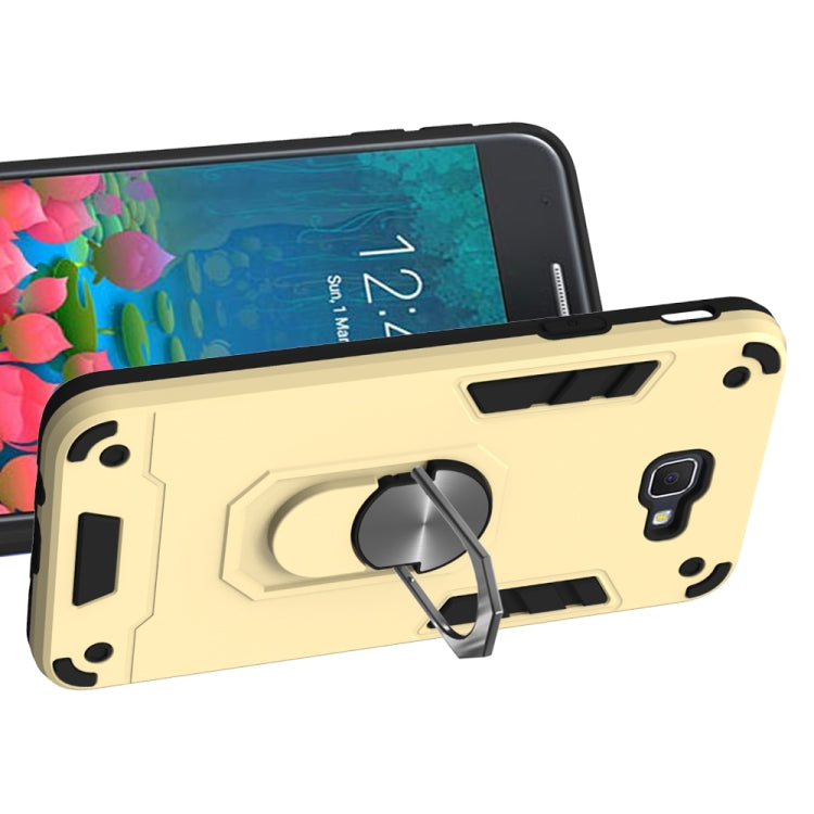 For Samsung Galaxy J5 Prime 2 in 1 Armour Series PC + TPU Protective Case with Ring Holder