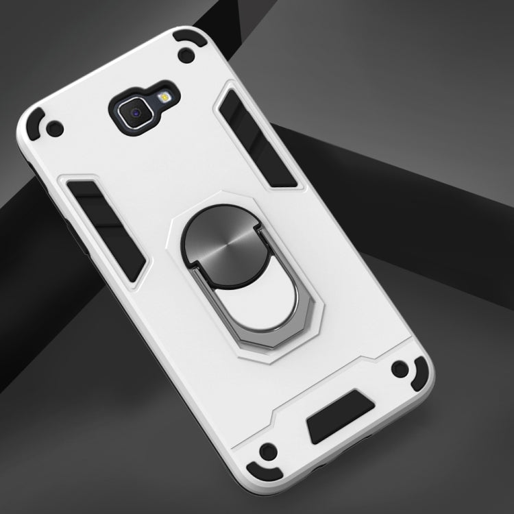 For Samsung Galaxy J5 Prime 2 in 1 Armour Series PC + TPU Protective Case with Ring Holder